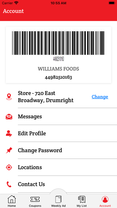 Williams Foods Screenshot