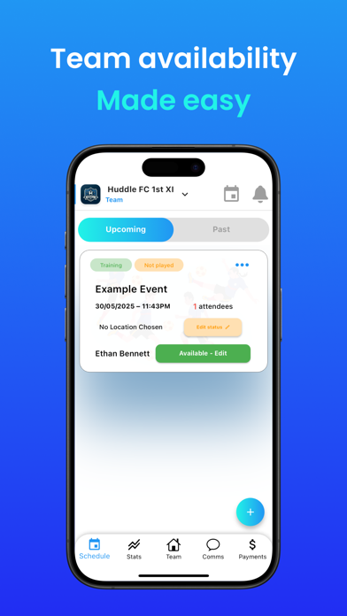 Huddle - Sports Club Manager Screenshot