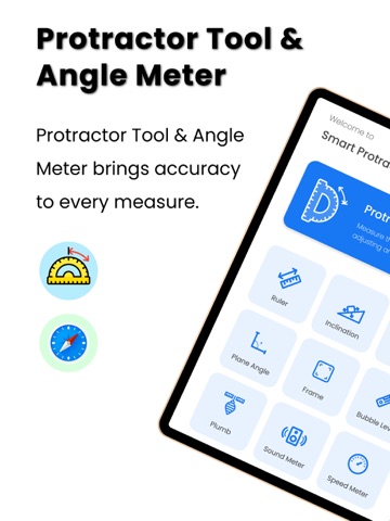 Protractor Tool app iPad screenshot