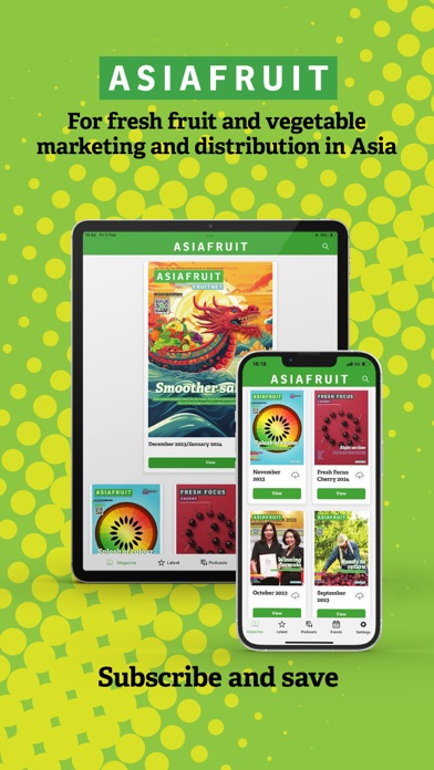 Asiafruit Magazine Screenshot