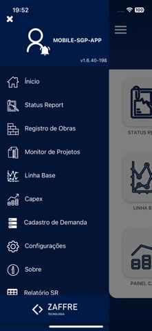 SGP Gestão de Projetos screenshot
