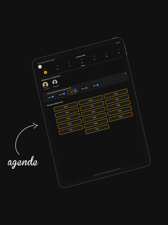 Rides and Shaves Barbershop iPad screenshot 2 - Lifestyle app