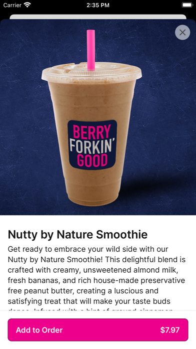 Berry Forkin' Good iPhone screenshot 4 - Food & Drink app
