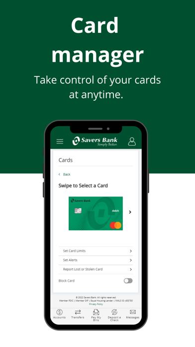 Savers Bank Mobile Banking Screenshot