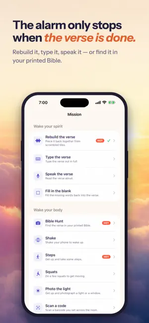 Bible Verse Alarm: God First screenshot 3