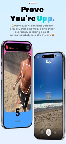 Upp ~ AI Alarms & Screen Time iPhone screenshot