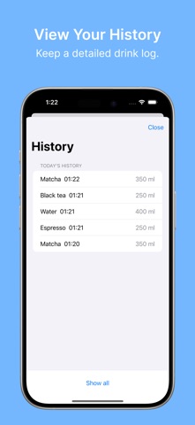 DrinkUp - Track daily water screenshot