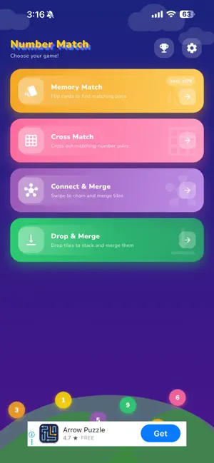Number Match: Brain puzzle screenshot 2