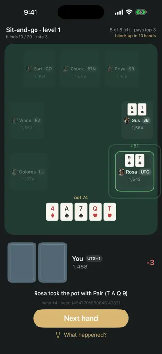 Hold'em Career: Offline Poker screenshot 2