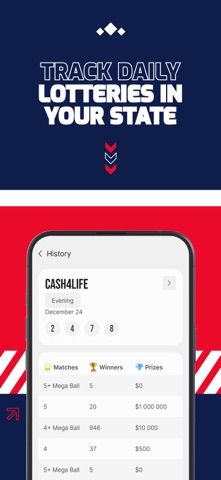 USA Lottery Ticket: Lotto App iPhone screenshot