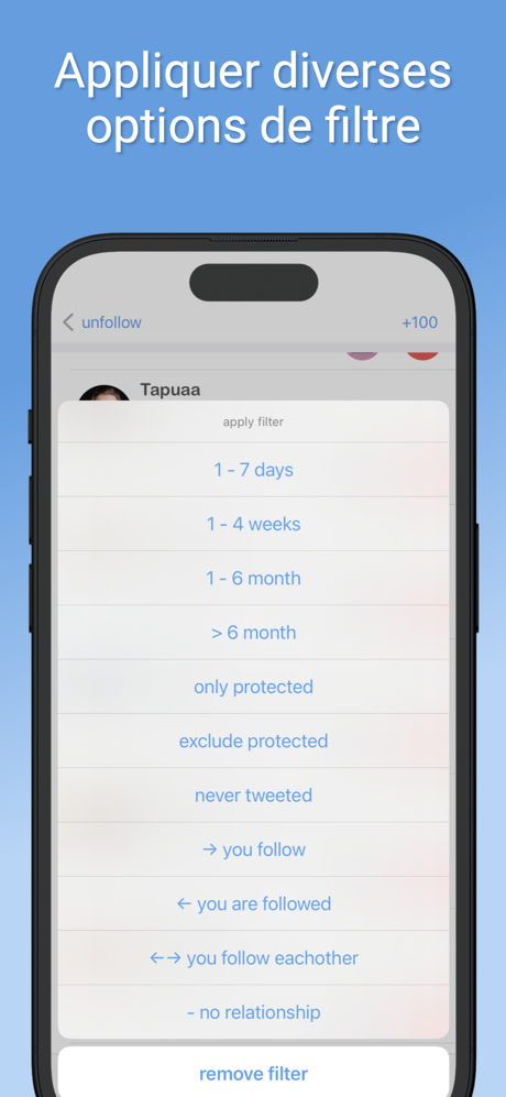 unfollow for X aka Twitter screenshot 4