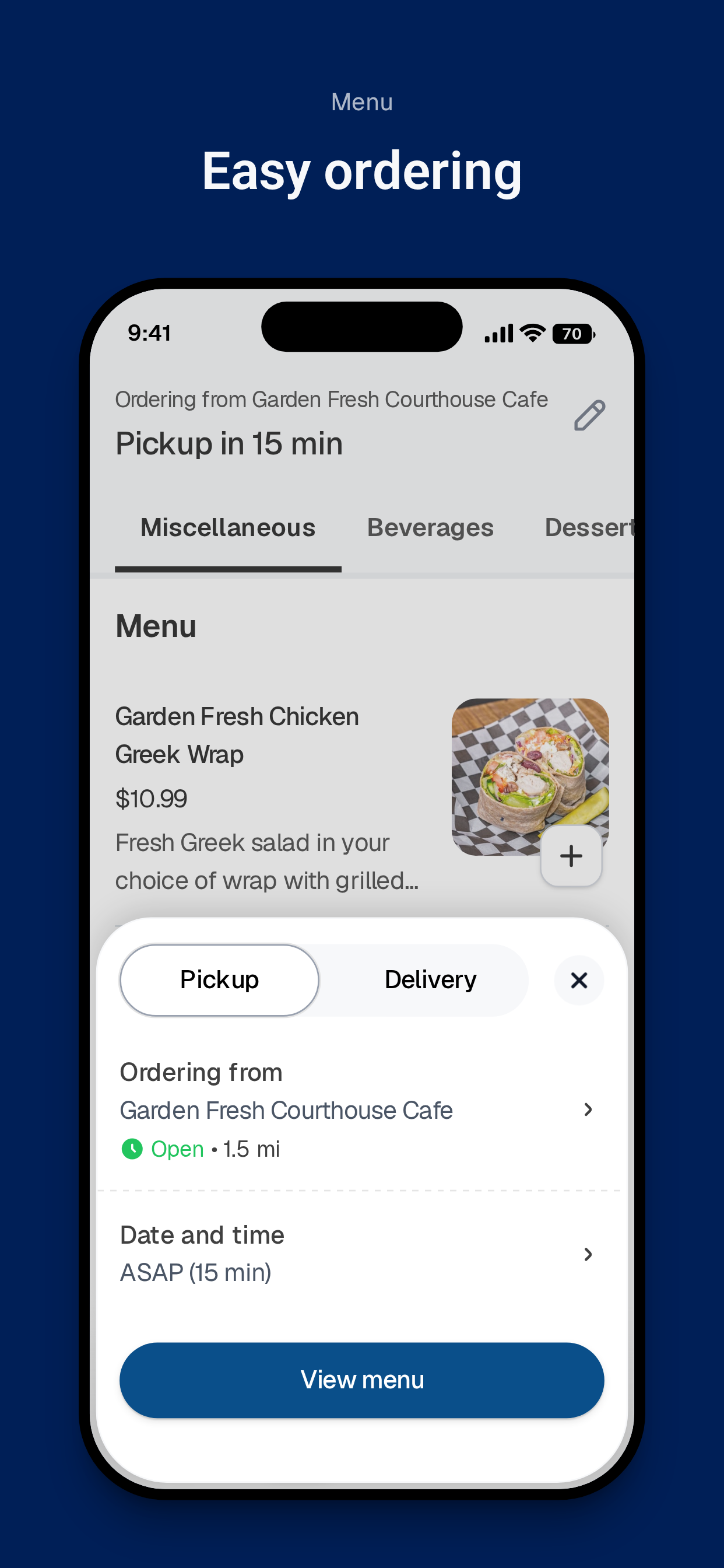 Garden Fresh Courthouse Cafe screenshot 3