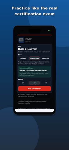 Project Manager Practice Test Screenshot 6 of 8