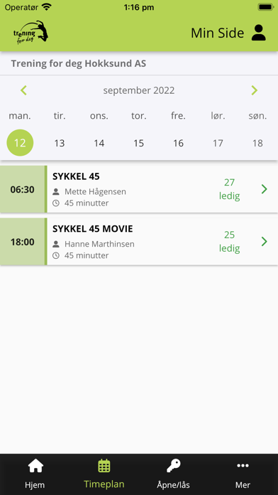 Trening for deg Screenshot