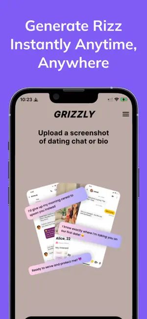 Rizz AI Chat Coach: Grizzly AI screenshot 2