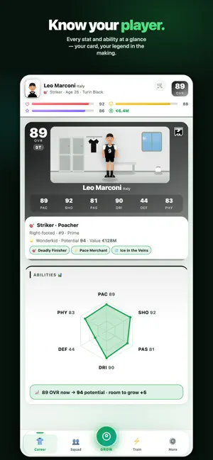 Footballer : life simulator screenshot 2