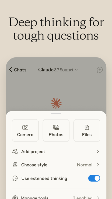 Claude by Anthropic Screenshot 3 - AppWisp.com Claude by Anthropic Screenshot 3 - AppWisp.com
