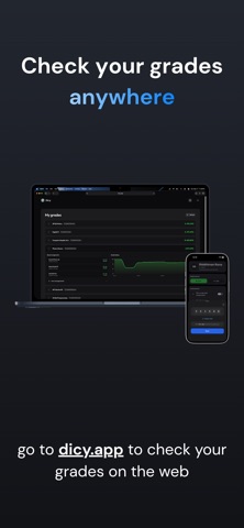 Dicy: Track Your Grades iPhone screenshot