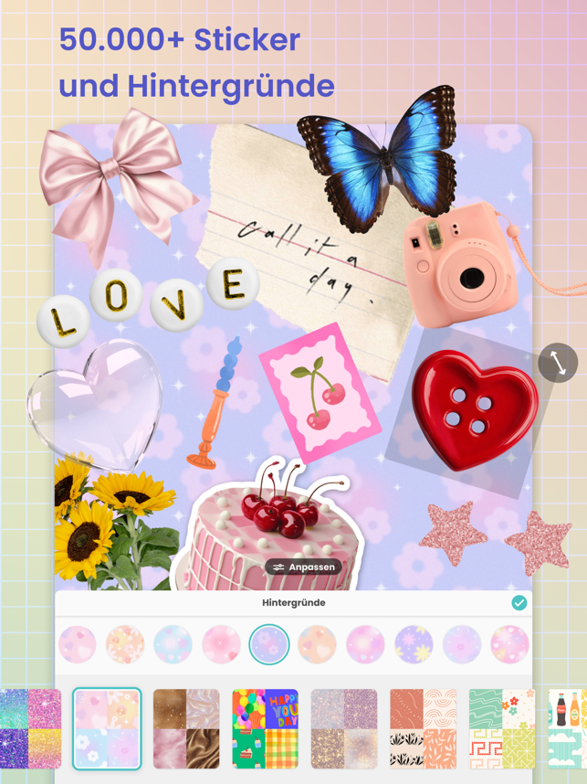‎PicCollage: Bilder Bearbeiten Screenshot