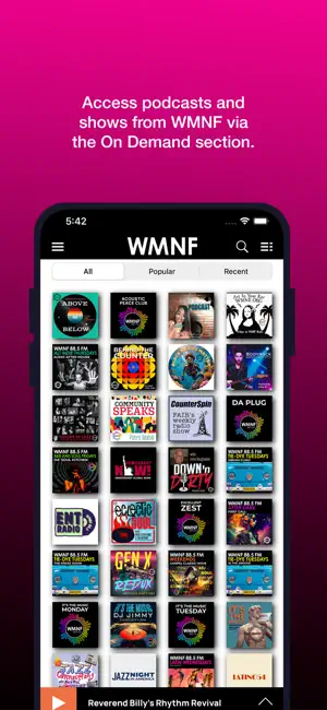 WMNF Player screenshot 4