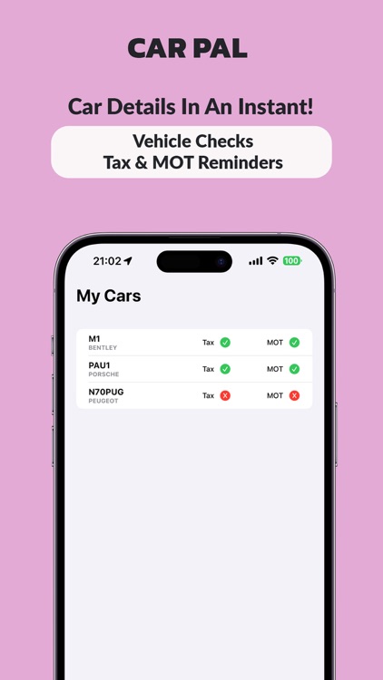 Car Pal - MOT & Tax Check