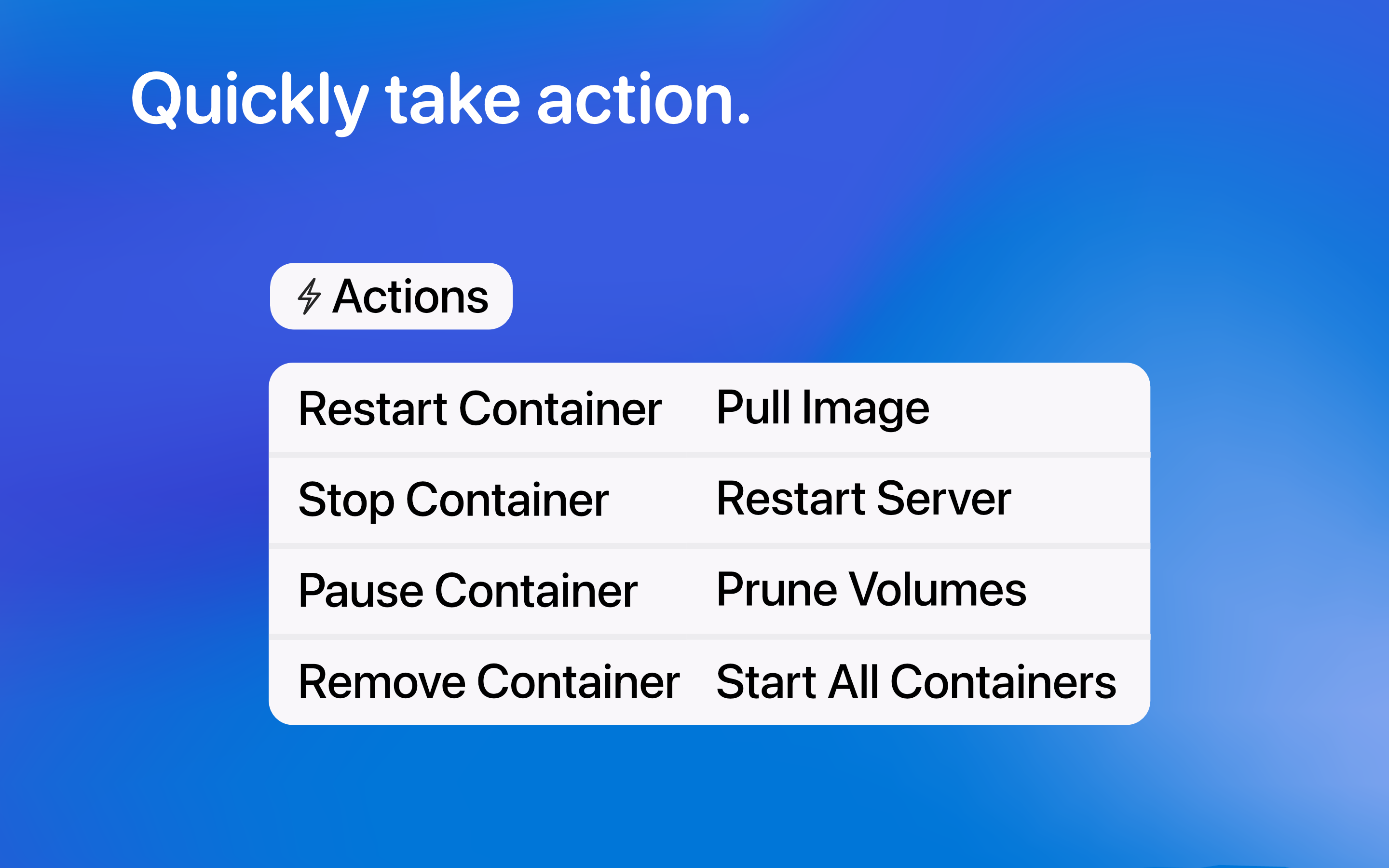 Docker Manager GUI - WhaleDeck