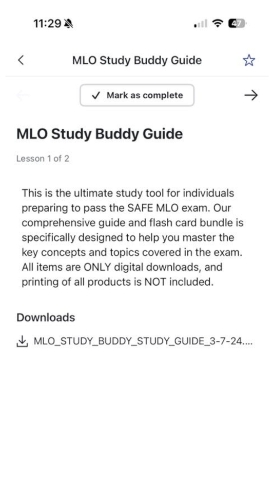 #5. MLO Study Buddy (iOS) 由: Rocco Loguercio