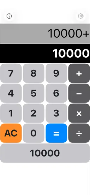 Calculator with 10000 button screenshot 1