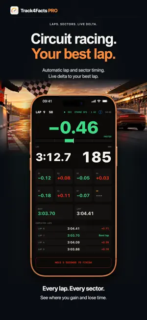 Track4Facts PRO: 0-60 Timer screenshot 3