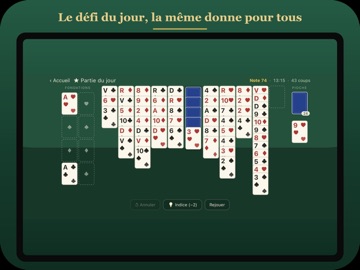 Le Napoléon: solitaire cartes iPad screenshot