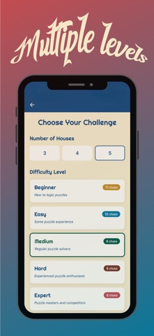 Einstein's Riddle Logic Puzzle iPhone screenshot
