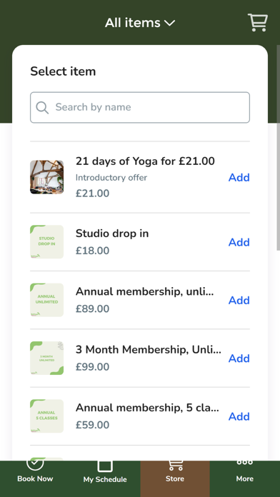 Screenshot #1 pour BAY YOGA Studio