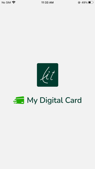 Kitlabs - My Digital Card iPhone screenshot 1 - Business app