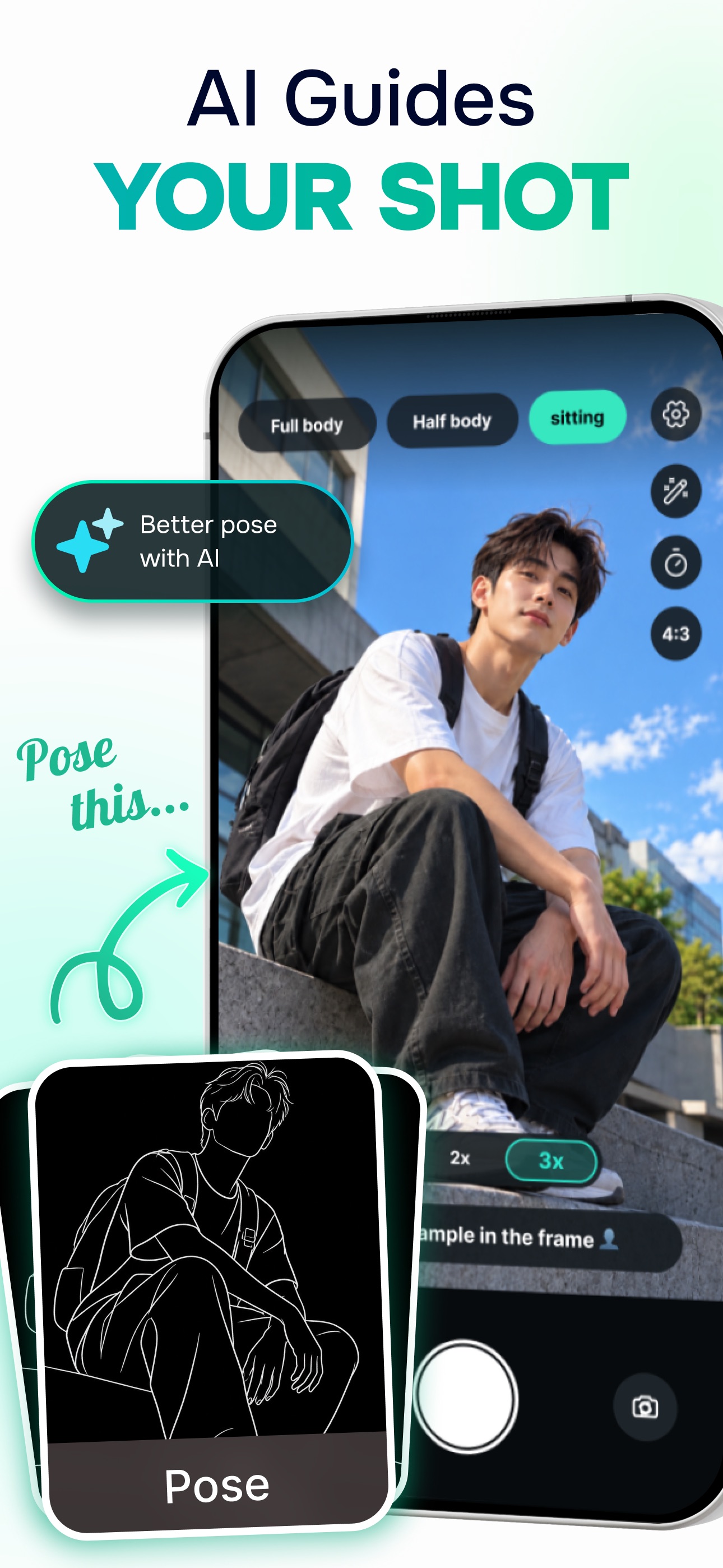 Screenshot 3 of PhotoCoach: Ai pose suggestion