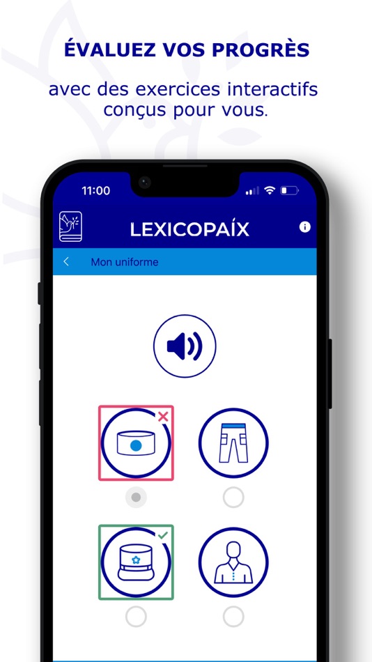 #4. Lexicopaix (iOS) 由: CAVILAM - Alliance française