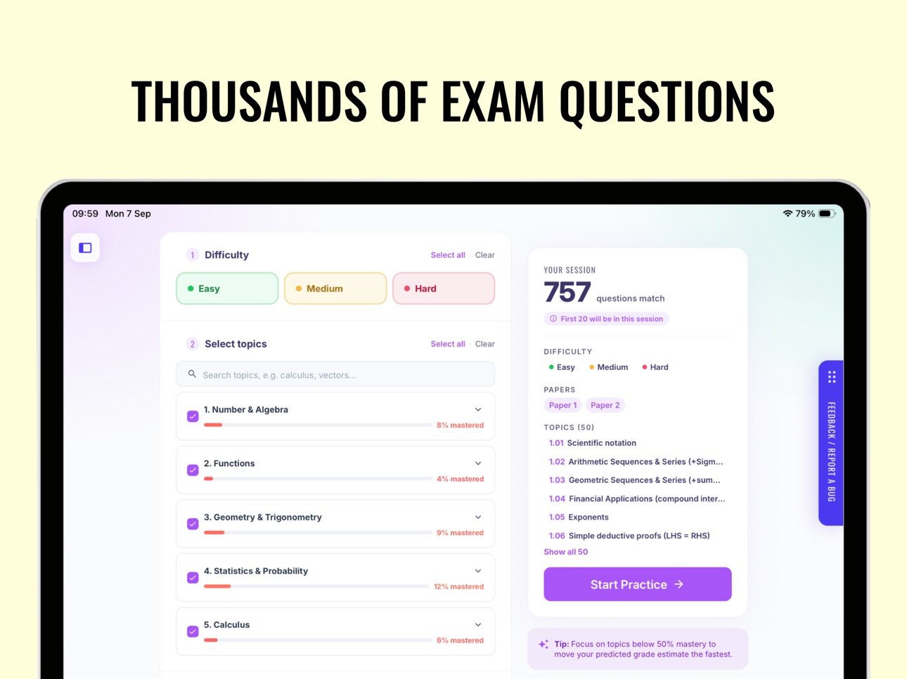 Screenshot 2 of FourtyFive Revision
