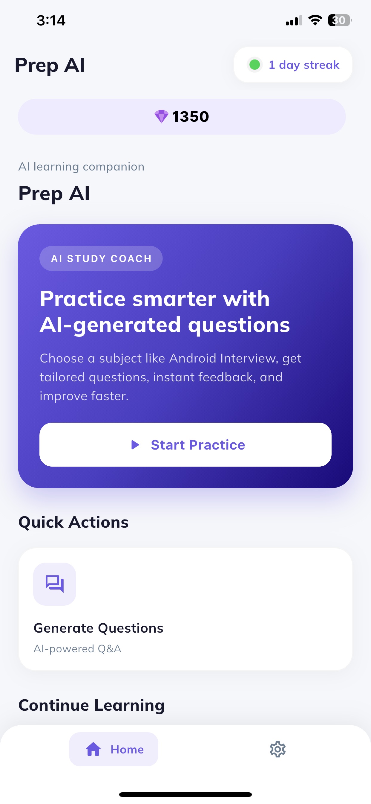 Screenshot 2 of InPrep AI