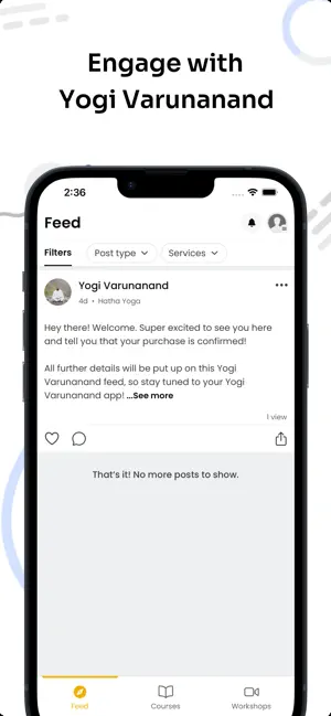 Yogi Varunanand App screenshot 2