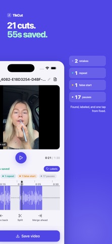 TikCut - AI video editor Screenshot 4 of 6