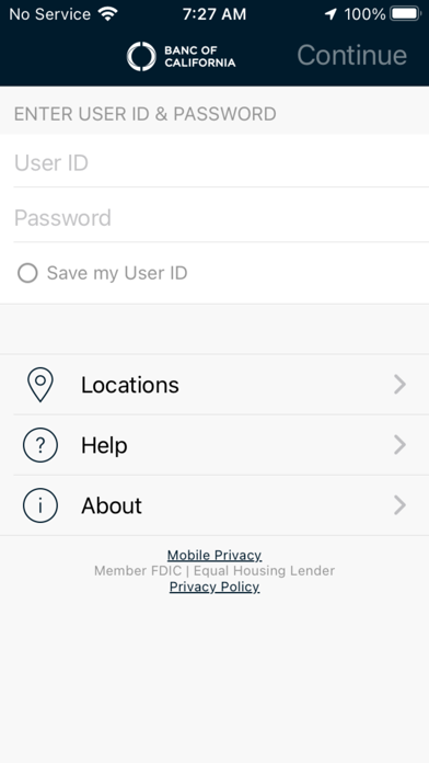 Banc of California | Personal Screenshot