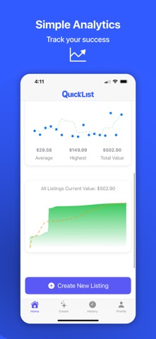 QuickList AI Listing Assistant screenshot