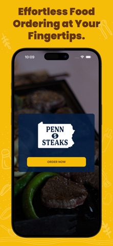 Penn Steaks App Screenshot 1 of 3