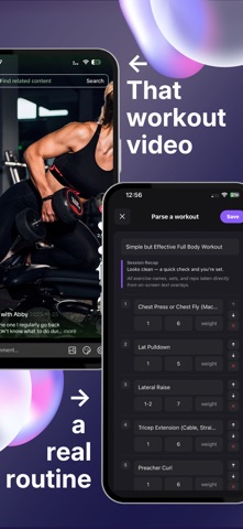Racked: Video Workout Builder Screenshot 1 of 6