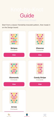 Friendship Bracelet Maker iPhone screenshot