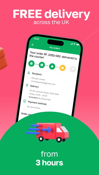 Flowers delivery - Myflowers Screenshot