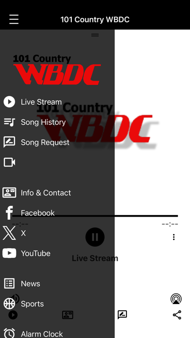 101 Country WBDC iPhone screenshot 2 - Entertainment app