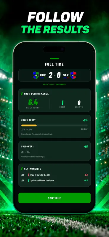 Footballer - Soccer Simulator screenshot 5 of 6