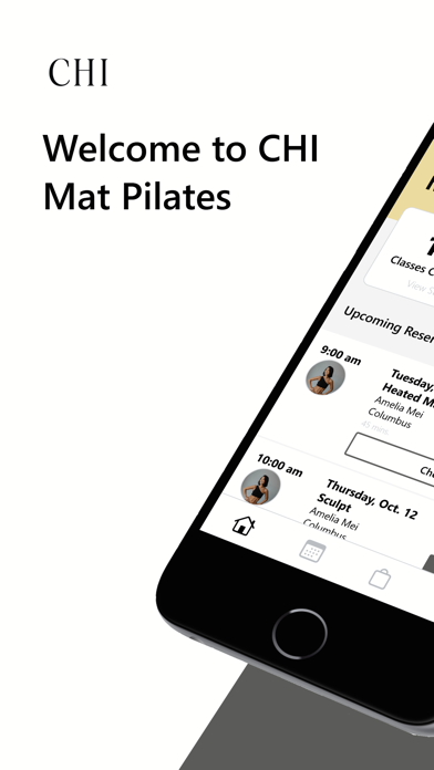 CHI Mat Pilates iPhone screenshot 1 - Health & Fitness app