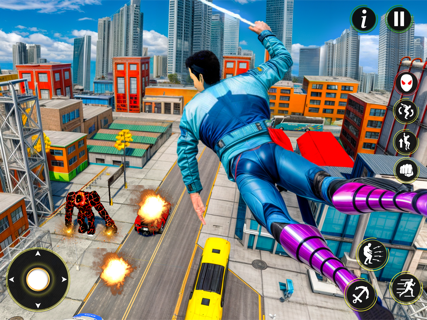 Spider Hero Rope Hero Fighter screenshot 6