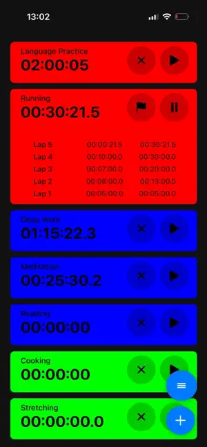 Malaetu's Multi-Stopwatch screenshot 3
